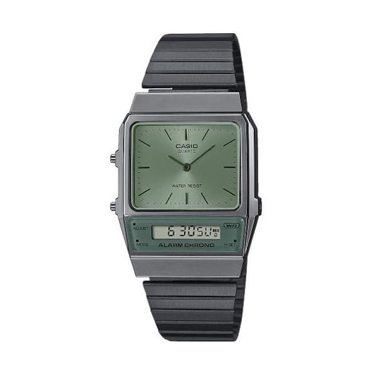 CASIO VINTAGE Mod. EDGY COLLECTION - FOREST GREEN WATCHES