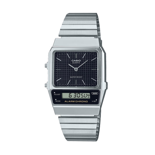 CASIO VINTAGE Mod. EDGY COLLECTION RETRO DIAL - BLACK WATCHES