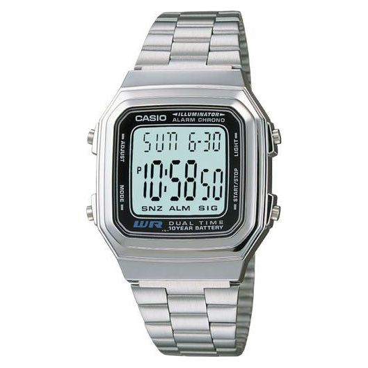 CASIO VINTAGE Mod. ILLUMINATOR 10 YEAR BATTERY DUAL TIME WATCHES