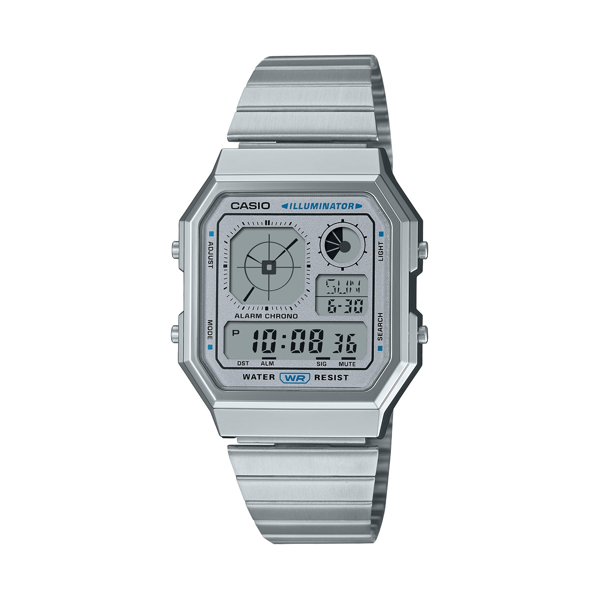 CASIO VINTAGE Mod. RETRO FUTURE EDGY COLLECTION - SILVER CASIO COLLECTION & VINTAGE