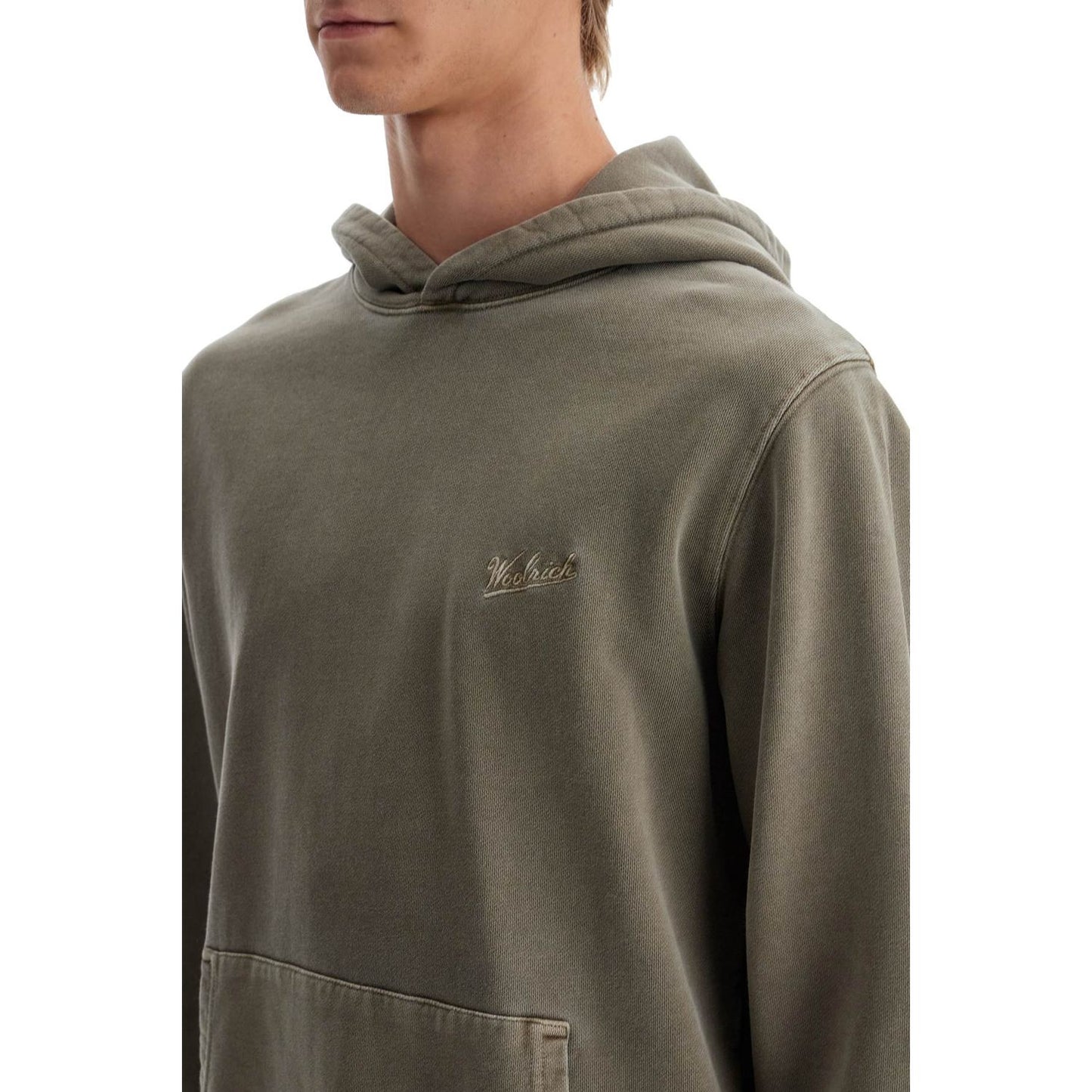 Woolrich hooded sweatshirt with tie-d Topwear Woolrich