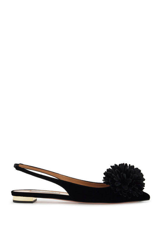 Aquazzura velvet slingback couture Flat Shoes Aquazzura