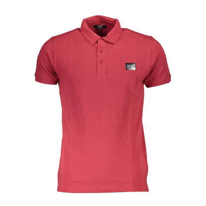 Cavalli Class Rosso Cotton Men Polo