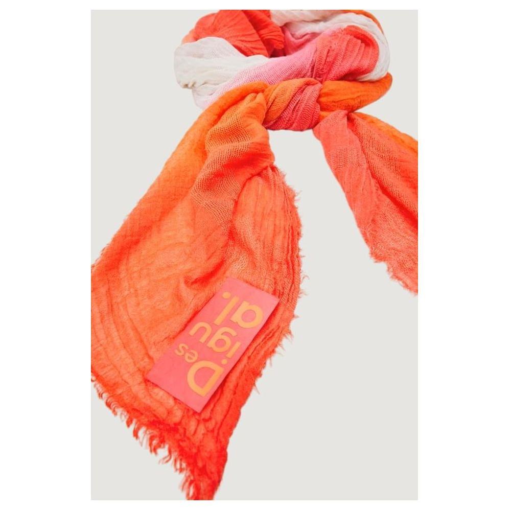 Desigual Orange Polyester Scarf 1728,71956299936,Accessories,Desigual,New with tags,One Size,Orange,Scarves - Women - Accessories,Women,Women - Accessories Desigual DE-10330600125-ONE SIZE