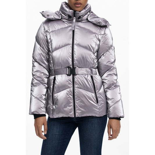 Desigual Rosa Polyurethane Women Jacket