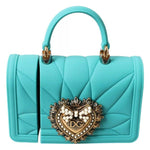 Dolce & Gabbana Turquoise Silicone Devotion Heart Bag Cover Hand Airpods Case Dolce & Gabbana Medium Turquoise