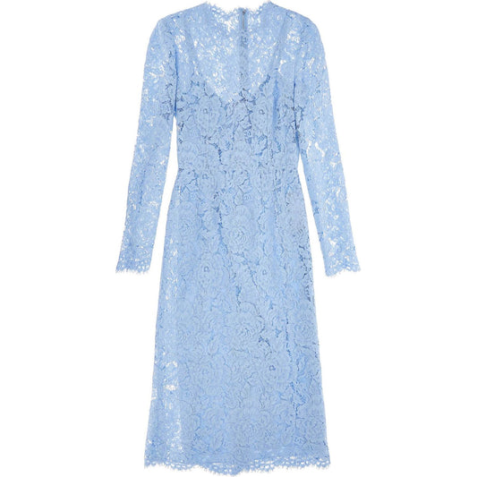 Dolce & Gabbana lace sheath dress blue Dresses Dolce & Gabbana