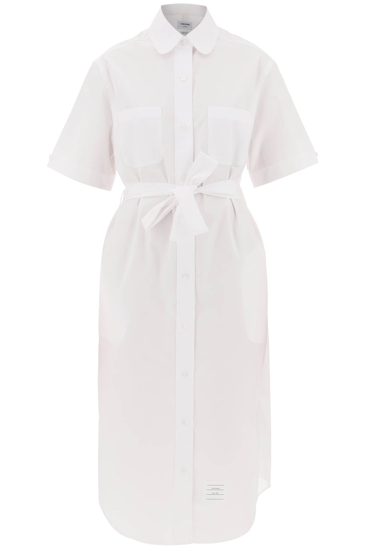 Thom Browne midi blouse with belt Dresses Thom Browne