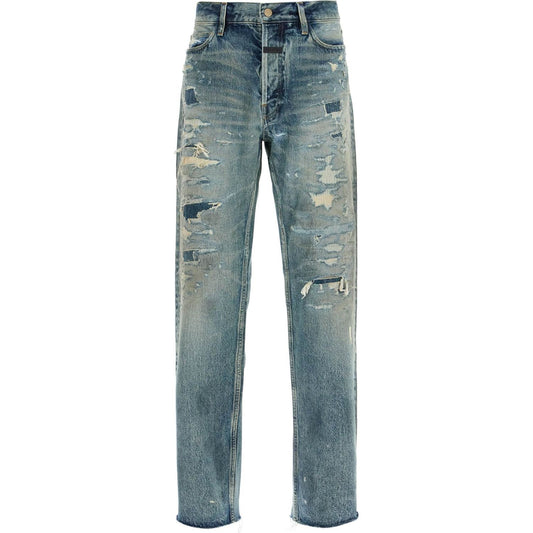 Fear Of God distressed straight cut jeans with a Jeans Fear Of God