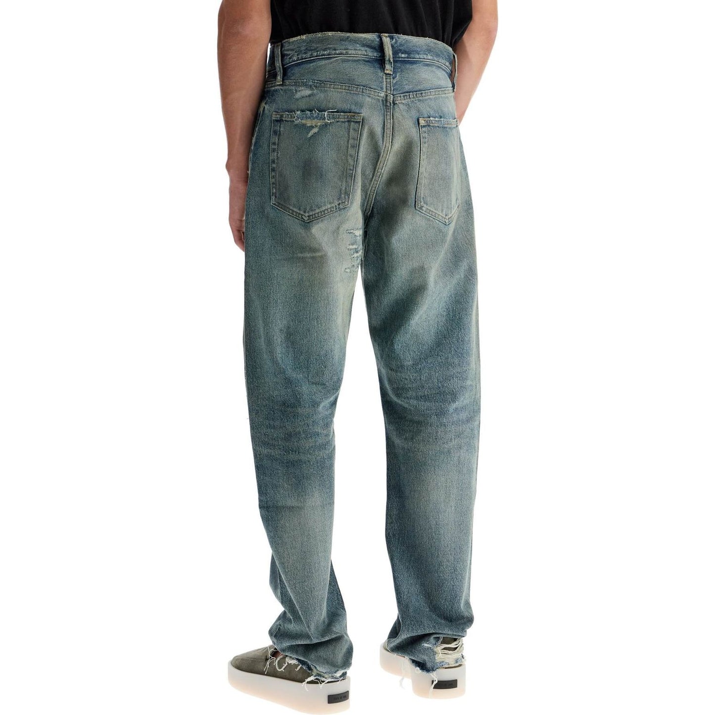 Fear Of God distressed straight cut jeans with a Jeans Fear Of God