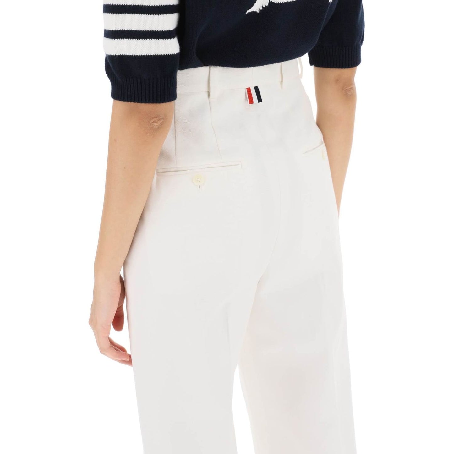 Thom Browne cropped wide leg jeans Trousers Thom Browne