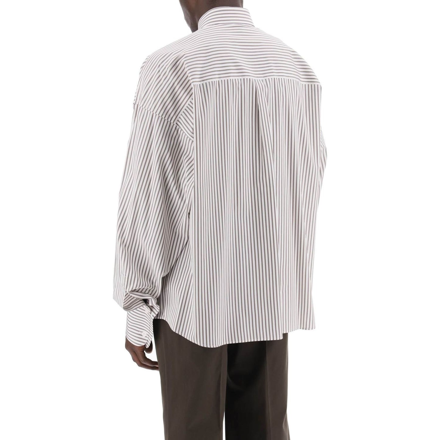 Dolce & Gabbana 'oversized striped poplin shirt Shirts Dolce & Gabbana