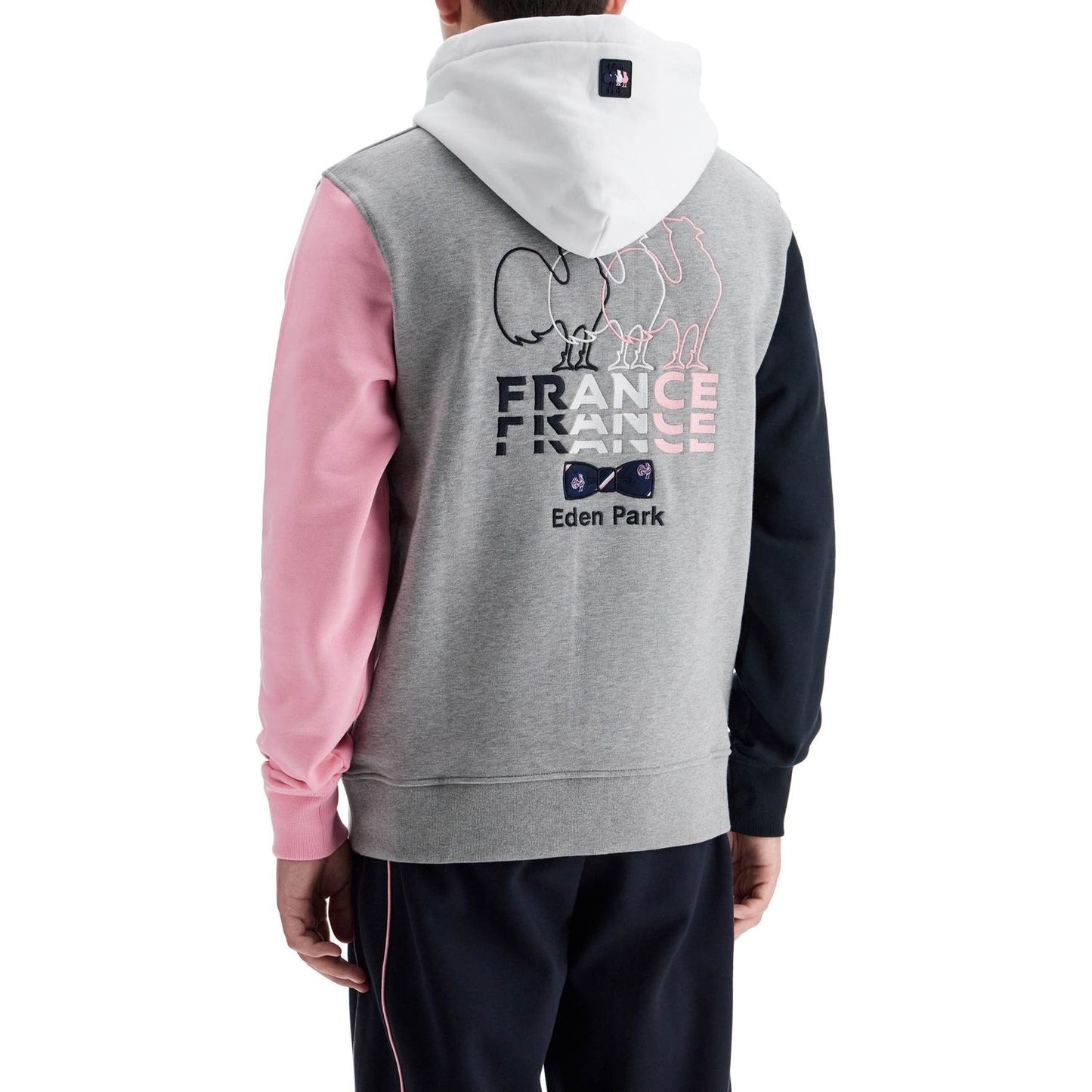 EDEN PARK hooded color block sweatshirt Topwear EDEN PARK