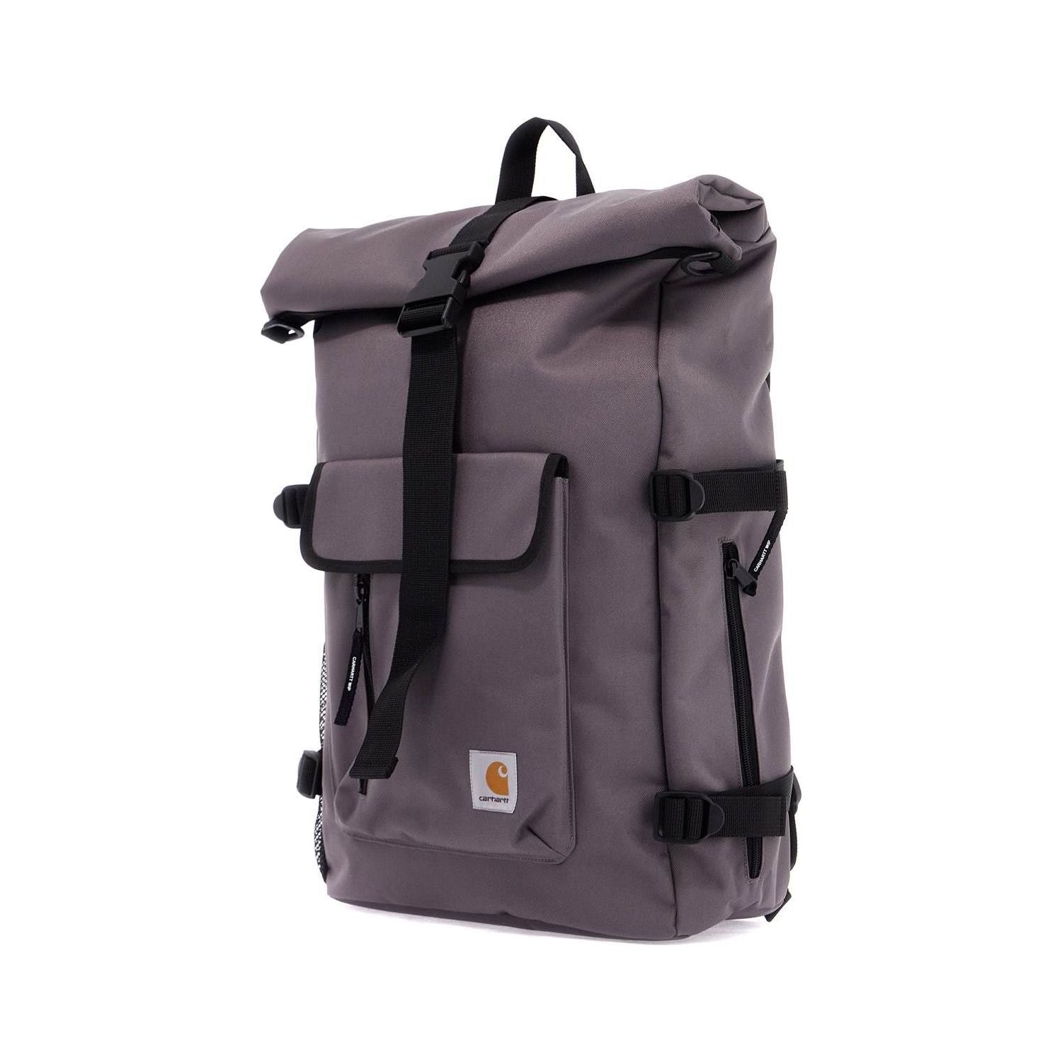 Front view with bag zipped and handles upright.