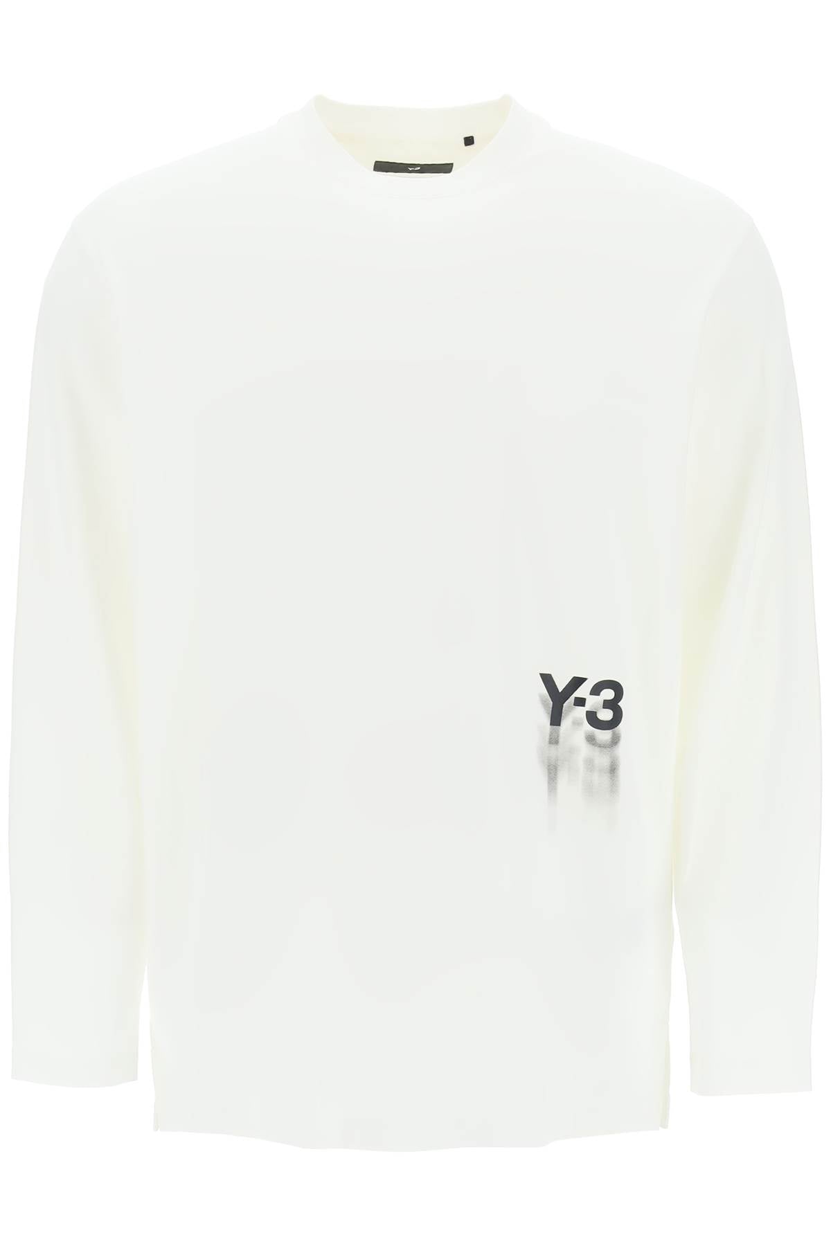 Y-3 long-sleeved t-shirt with logo print Topwear Y-3