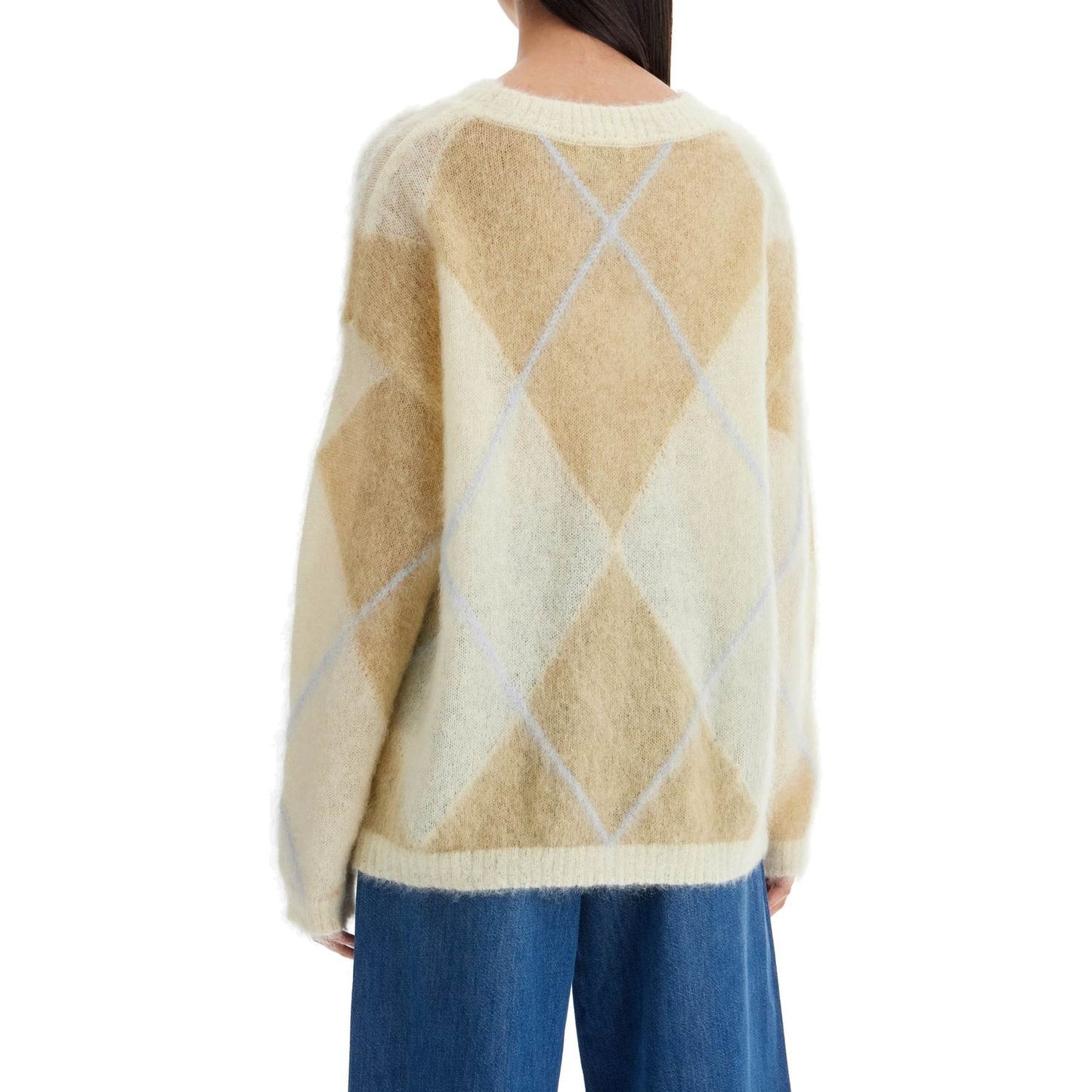 Ganni maxi mohair oversized cut sweater Knitwear Ganni