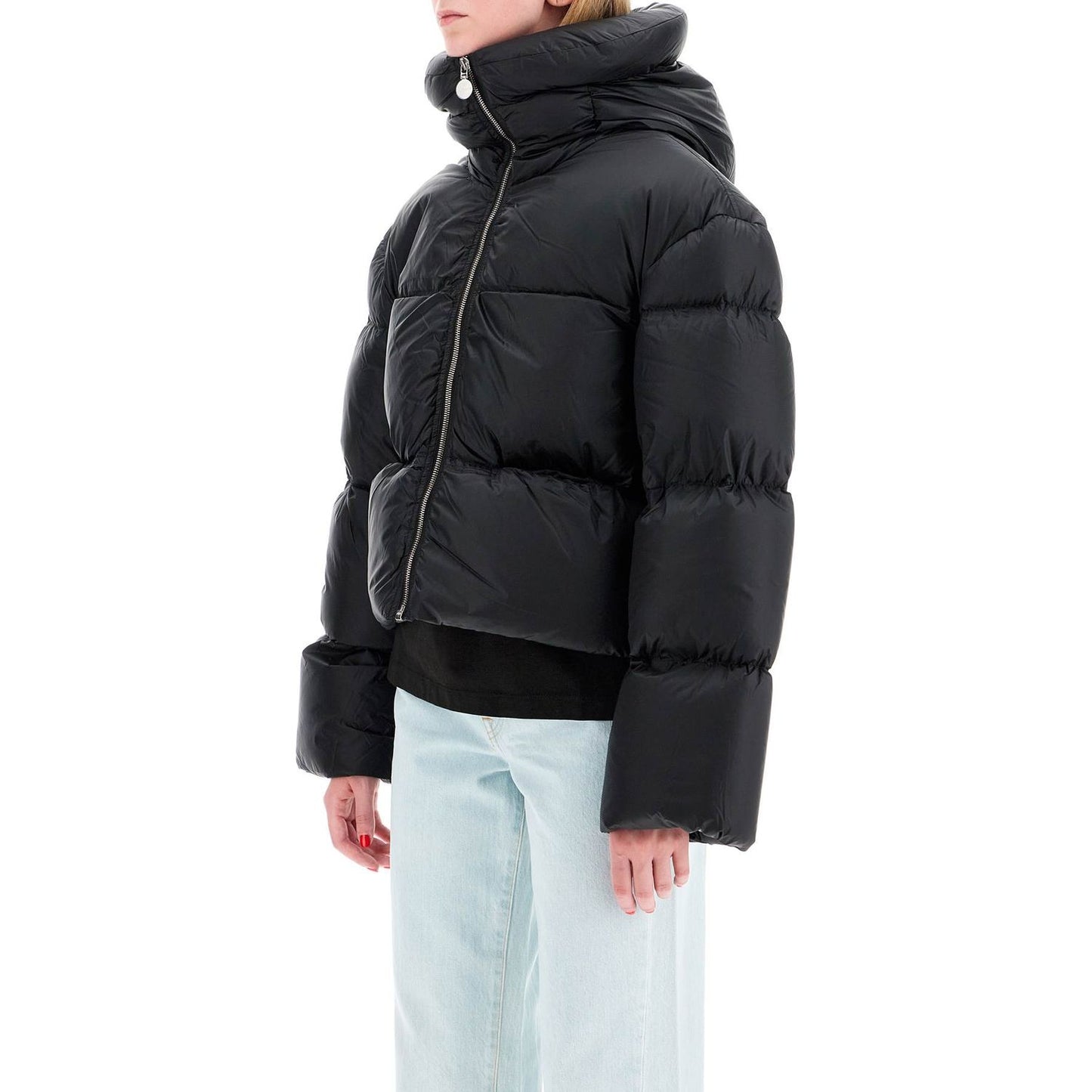 Ienki Ienki hooded kenny j boxy down jacket