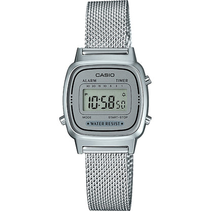 CASIO VINTAGE Mod. ICONIC MINI STEEL SILVER MESH CASIO COLLECTION & VINTAGE