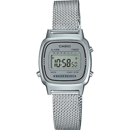 CASIO VINTAGE Mod. ICONIC MINI STEEL SILVER MESH CASIO COLLECTION & VINTAGE
