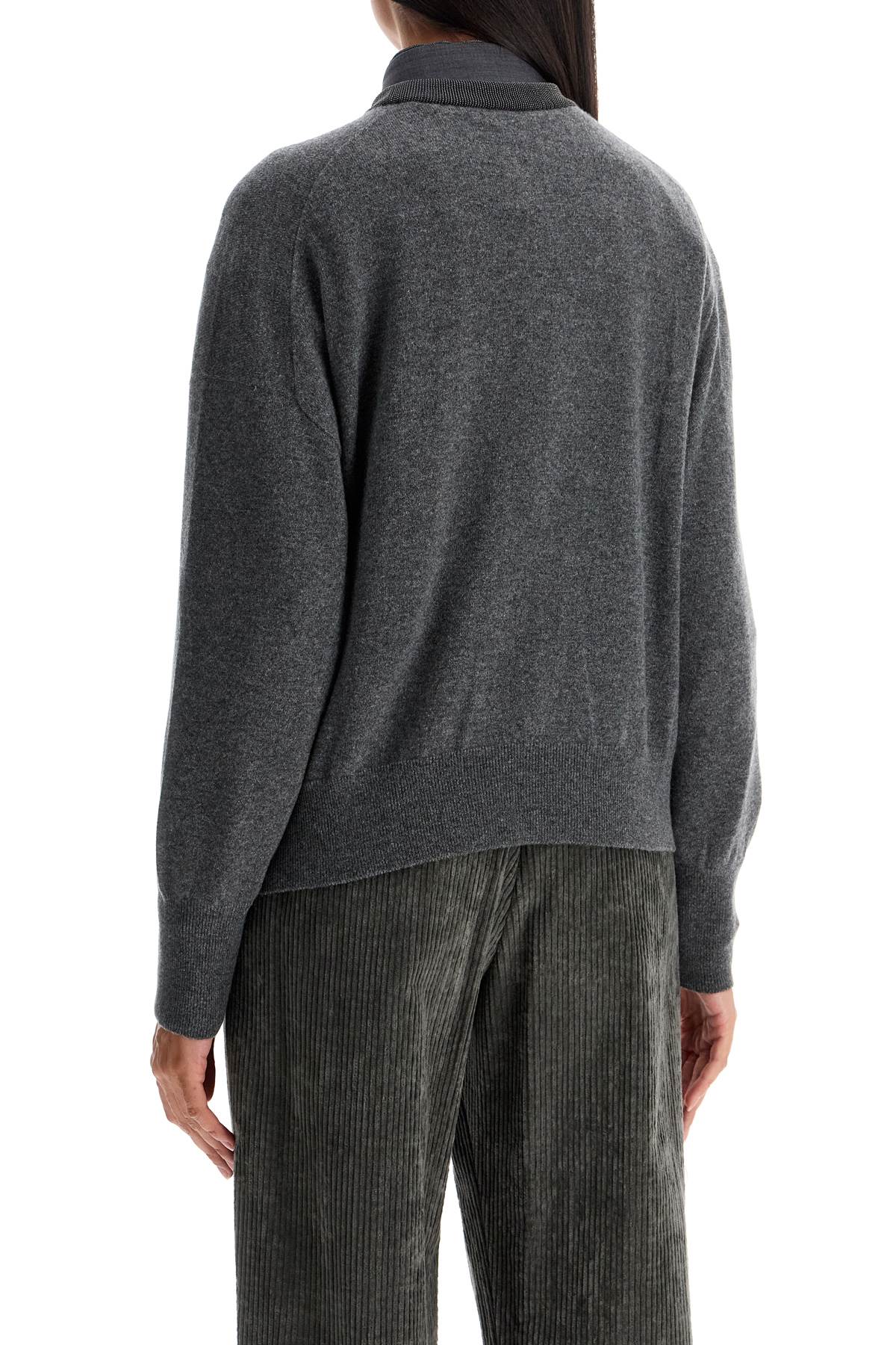 Brunello Cucinelli "pullover with precious rib Knitwear Brunello Cucinelli