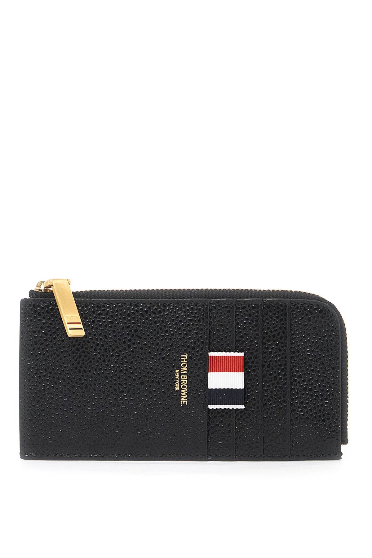 Thom Browne pebble grain leather cardholder Small Leather Goods Thom Browne