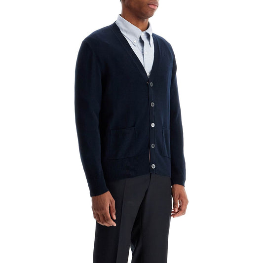 Thom Browne 4-bar cotton cardigan for men Knitwear Thom Browne