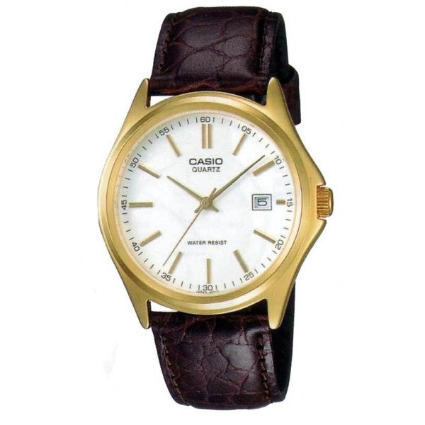 CASIO COLLECTION Mod. DATE LEATHER - WHITE