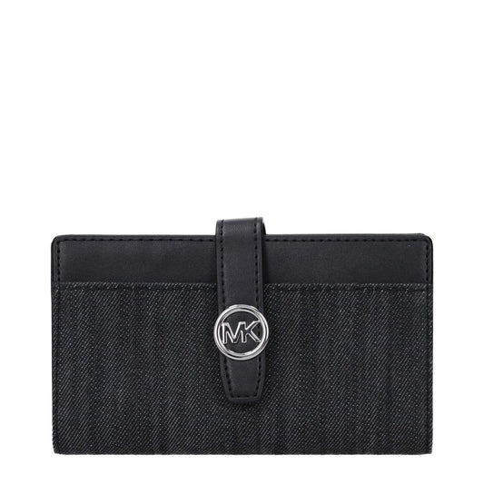 Michael Kors Black Fabric Wallet