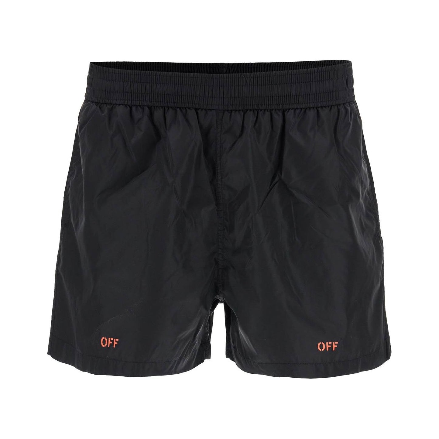 Off White Off-White icina\n\n'officina logo sea bermuda Beachwear & underwear Off White