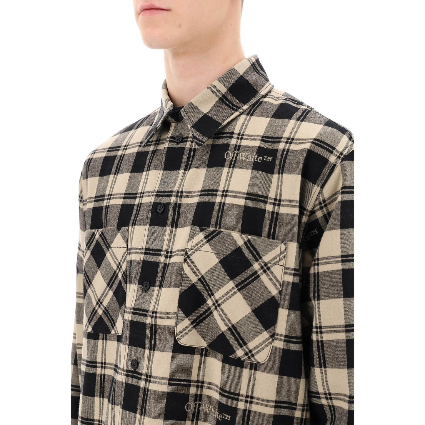 Off-White check flannel shirt