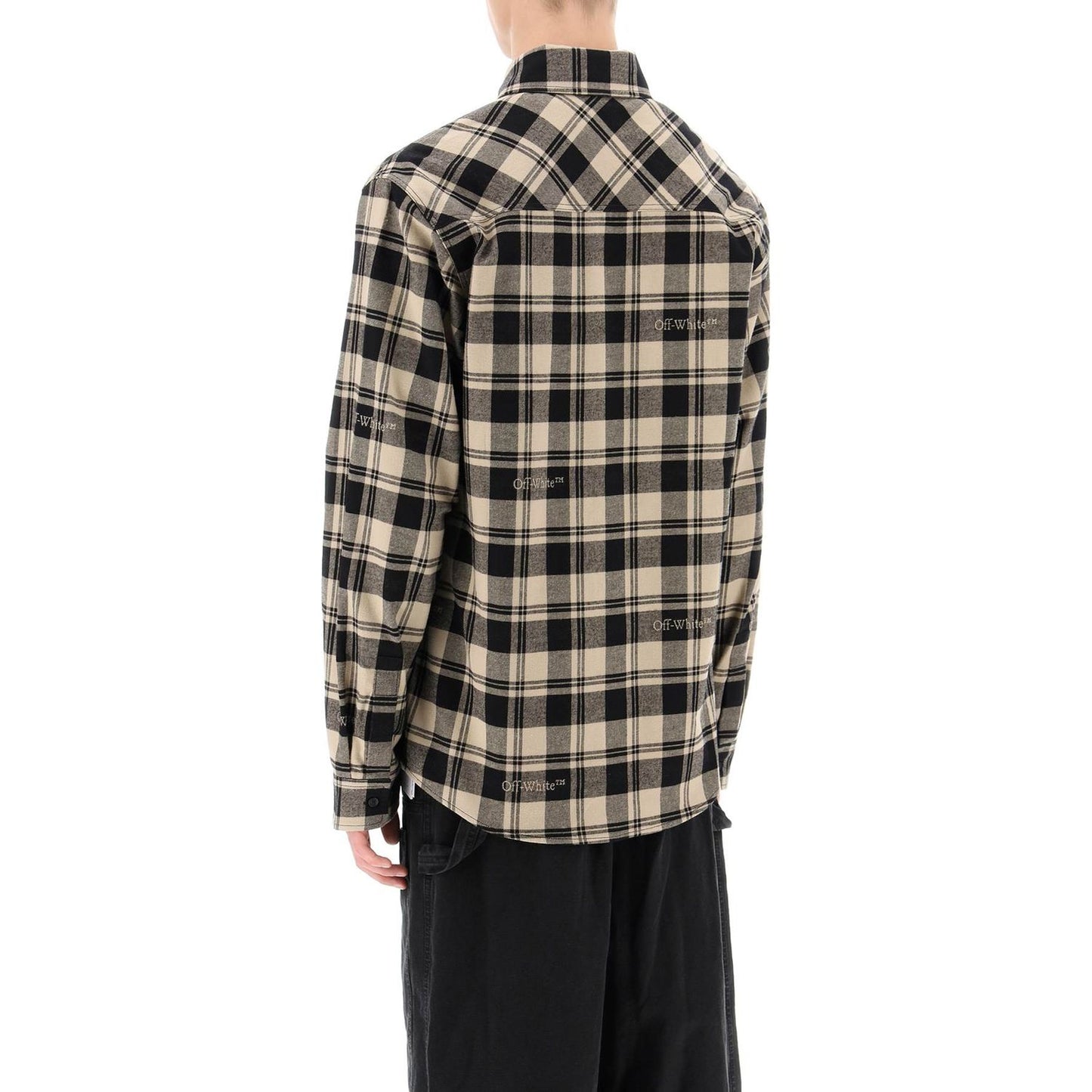 Off-White check flannel shirt