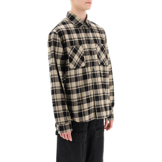 Off-White check flannel shirt