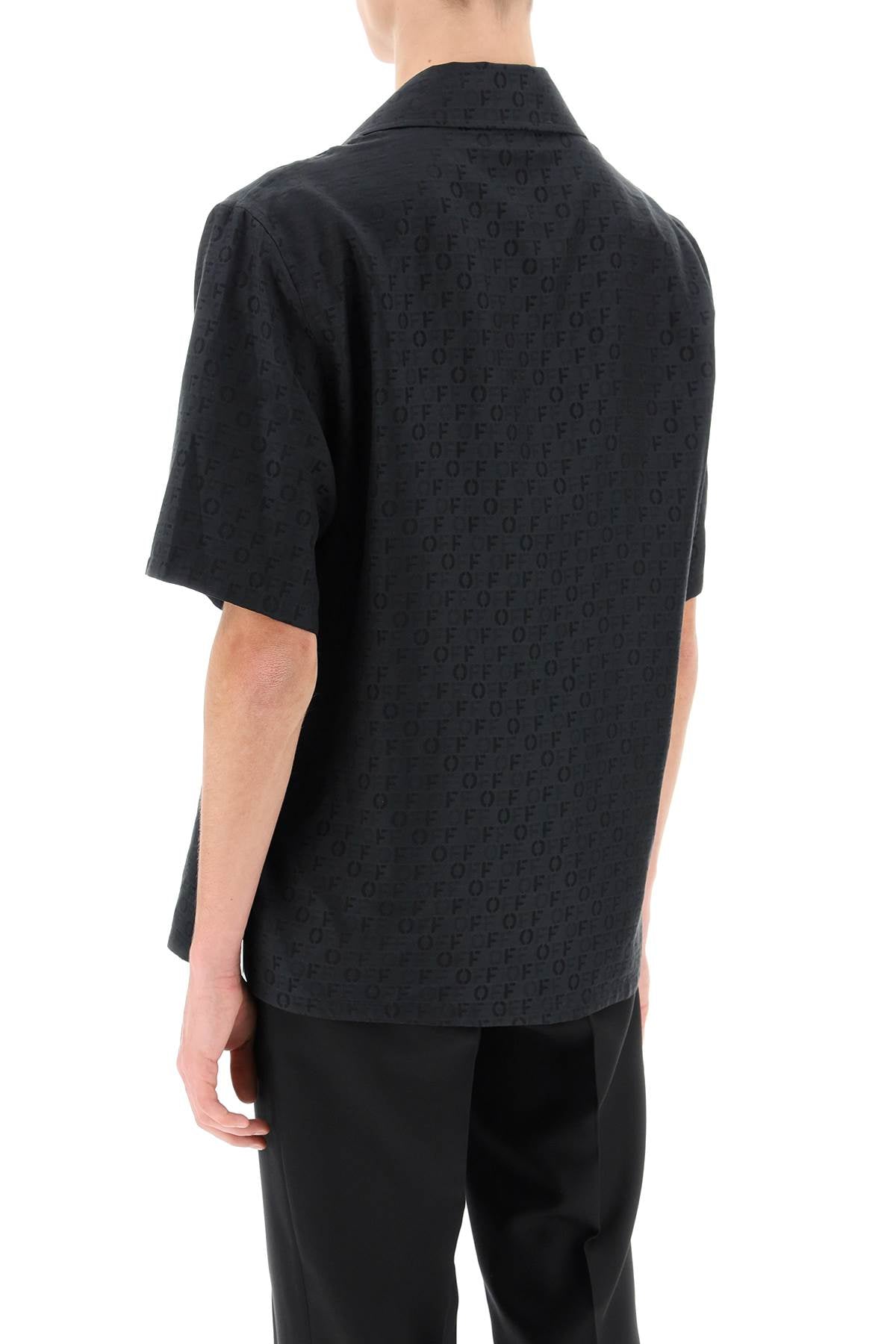 Off-White holiday bowling shirt with off pattern Shirts Off-White