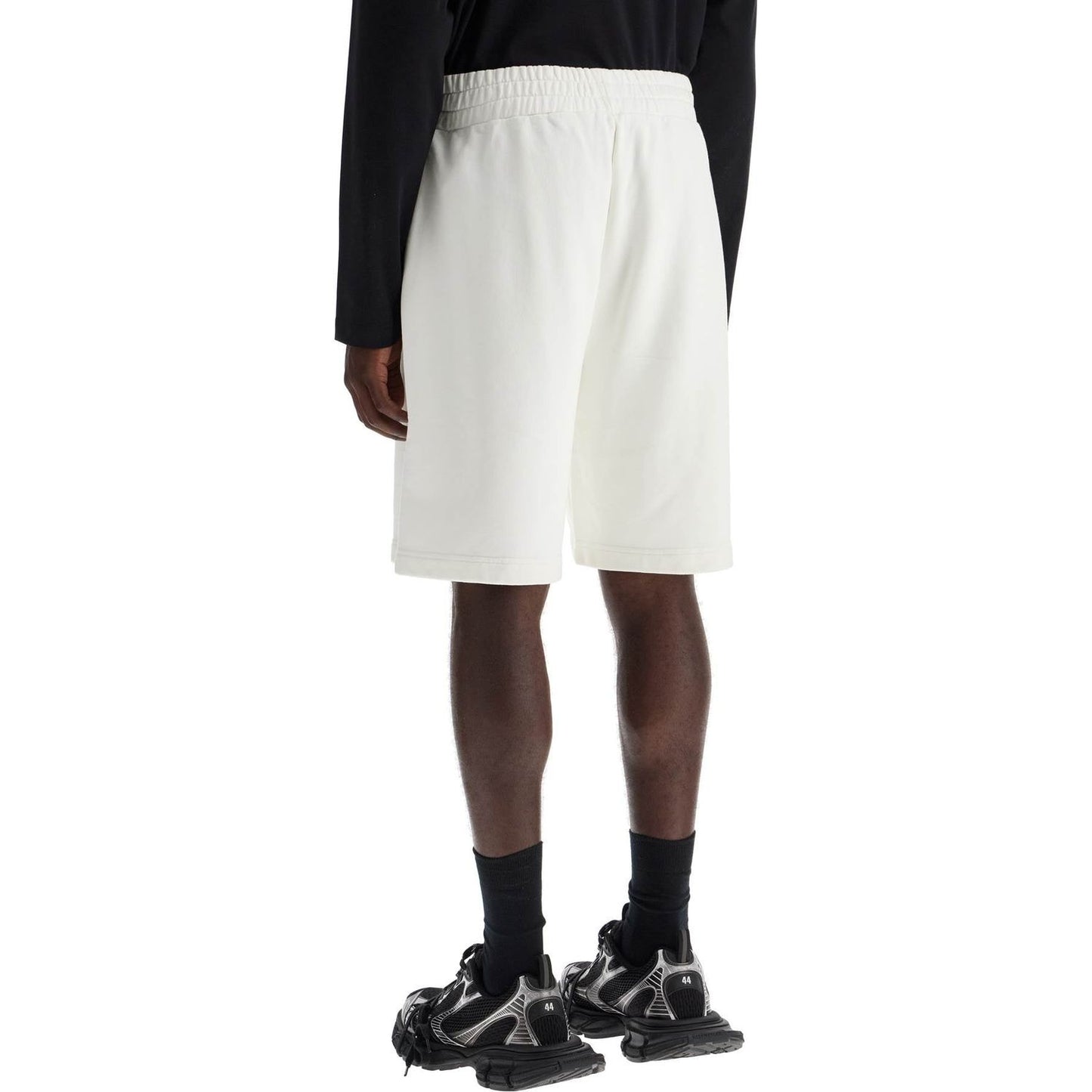 Palm Angels sporty bermuda shorts with logo print Short trousers Palm Angels