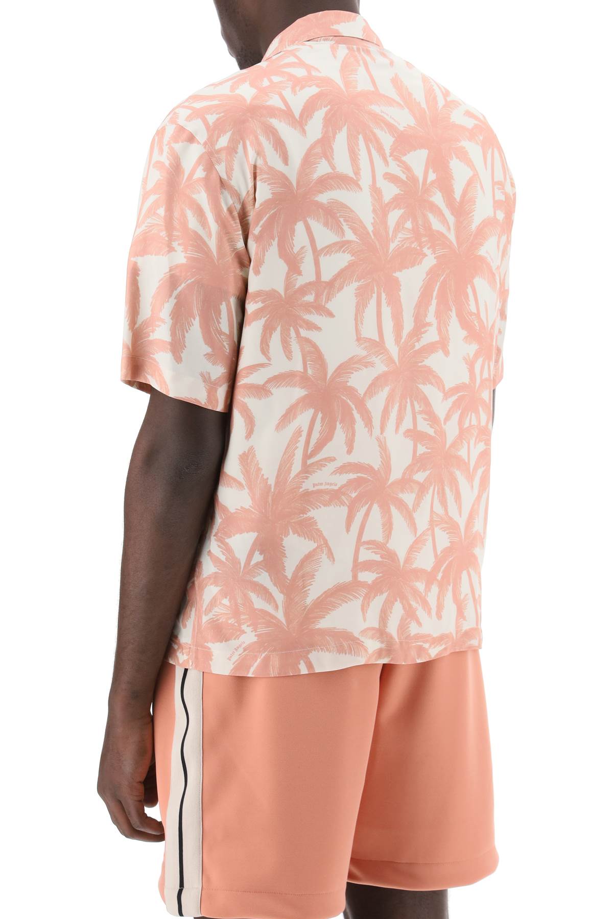 Palm Angels bowling shirt with palms motif Shirts Palm Angels