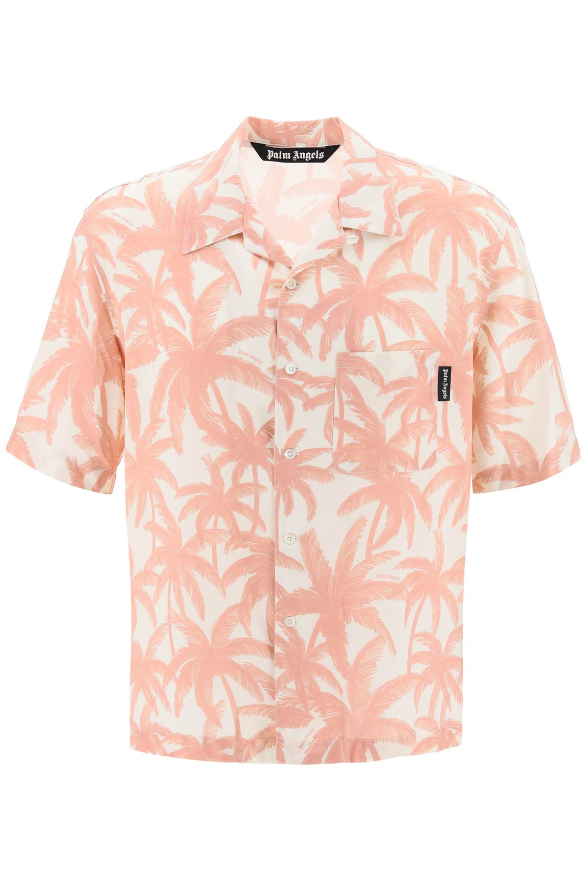 Palm Angels bowling shirt with palms motif Shirts Palm Angels