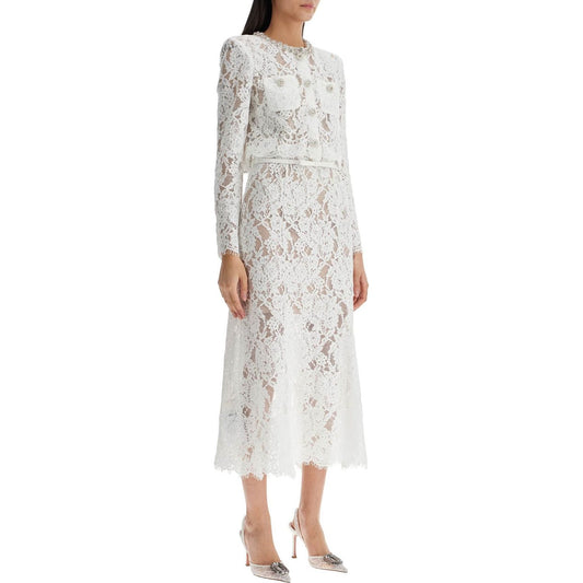 Self Portrait midi lace dress in seven Dresses Self Portrait