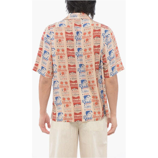 Rhude Rhude All-Over Printed Silk VOYAGE Shirt RH-P628788-L