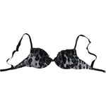Roberto Cavalli White Leopard Push Up Reggiseno Bra Underwear Roberto Cavalli Black