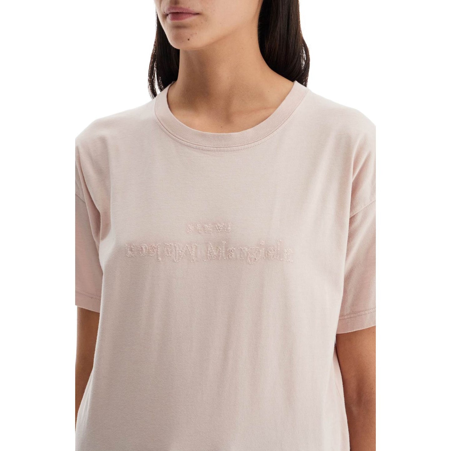 Maison Margiela 'reverse logo t-shirt with Topwear Maison Margiela