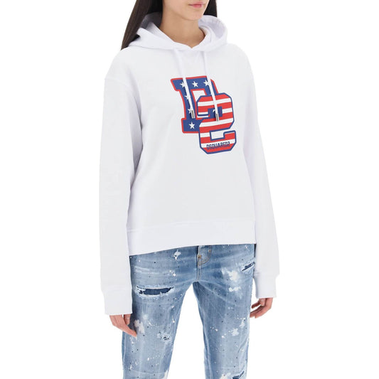 Dsquared2 cool fit hoodie with graphic print Topwear Dsquared2