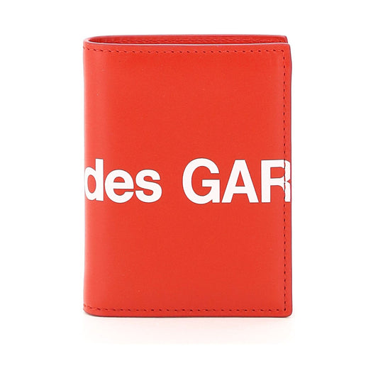 Comme Des Garcons Wallet small bifold wallet with huge logo