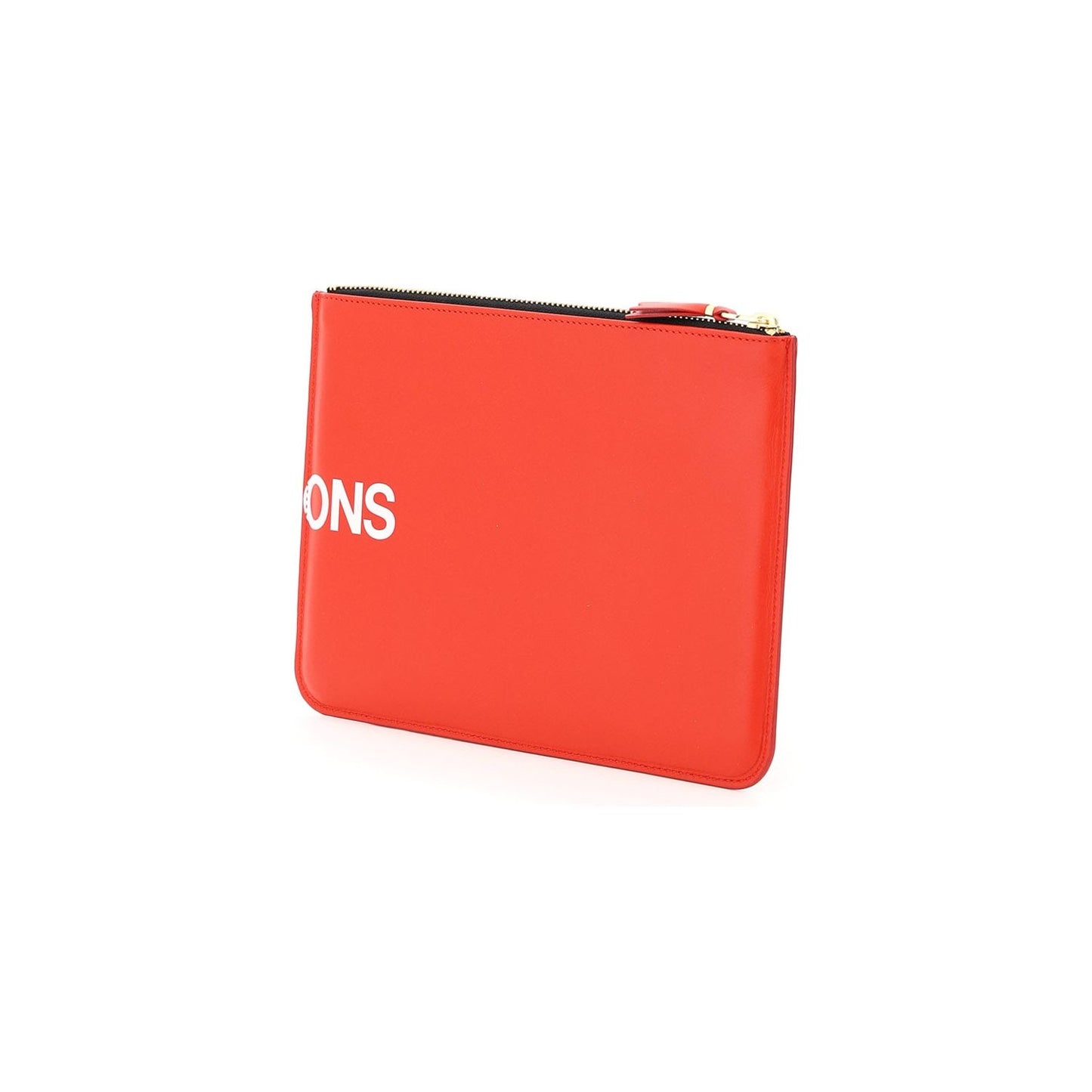 Comme Des Garcons Wallet leather pouch with logo