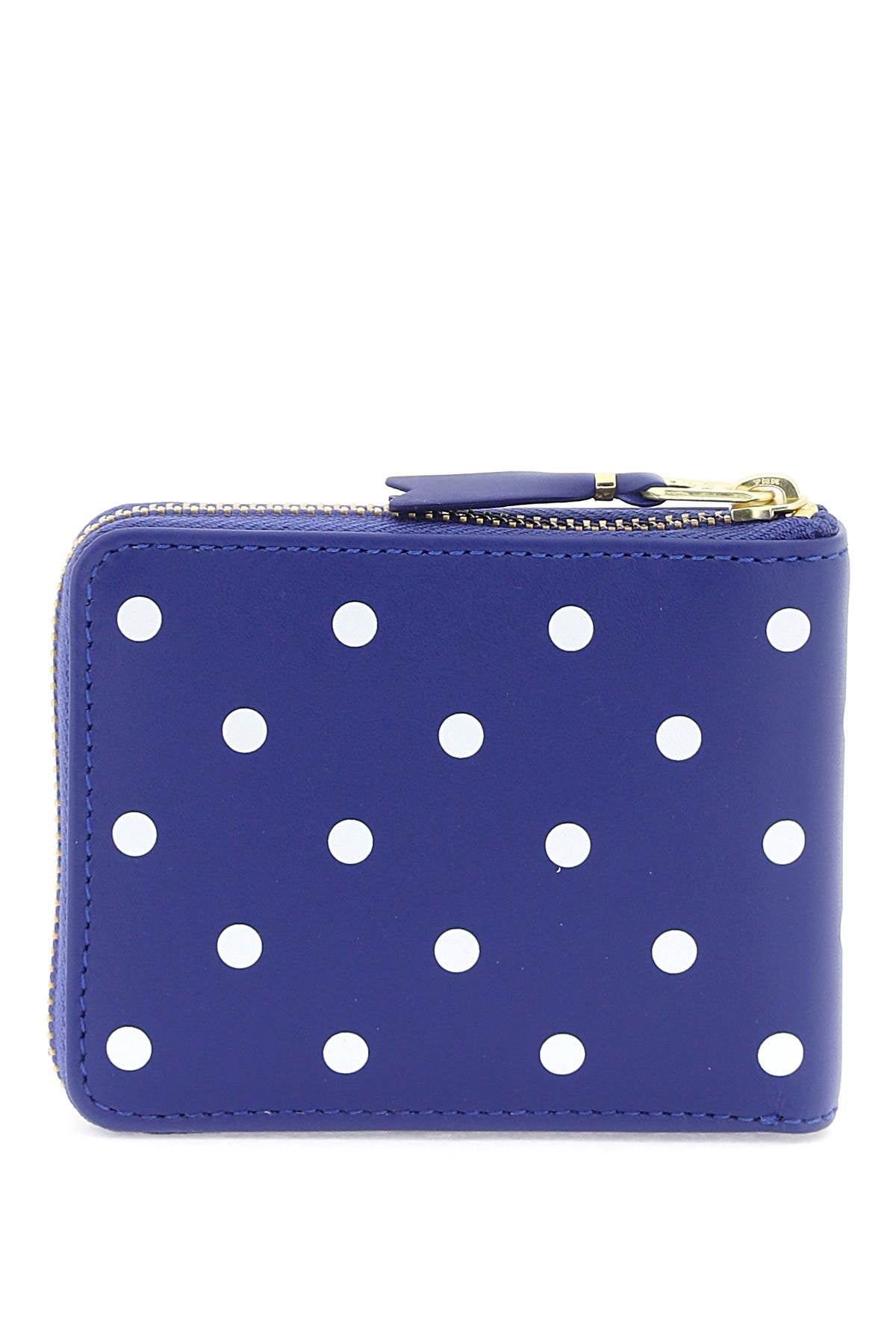 Comme Des Garcons Wallet Comme Des Garcons Wallet polka dot zip around wallet with