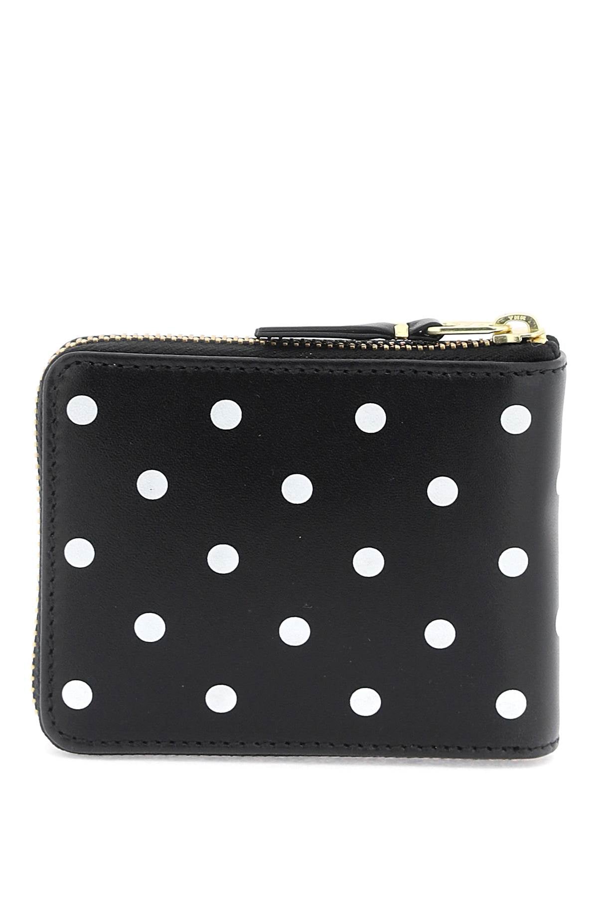 Comme Des Garcons Wallet Comme Des Garcons Wallet polka dot zip around wallet