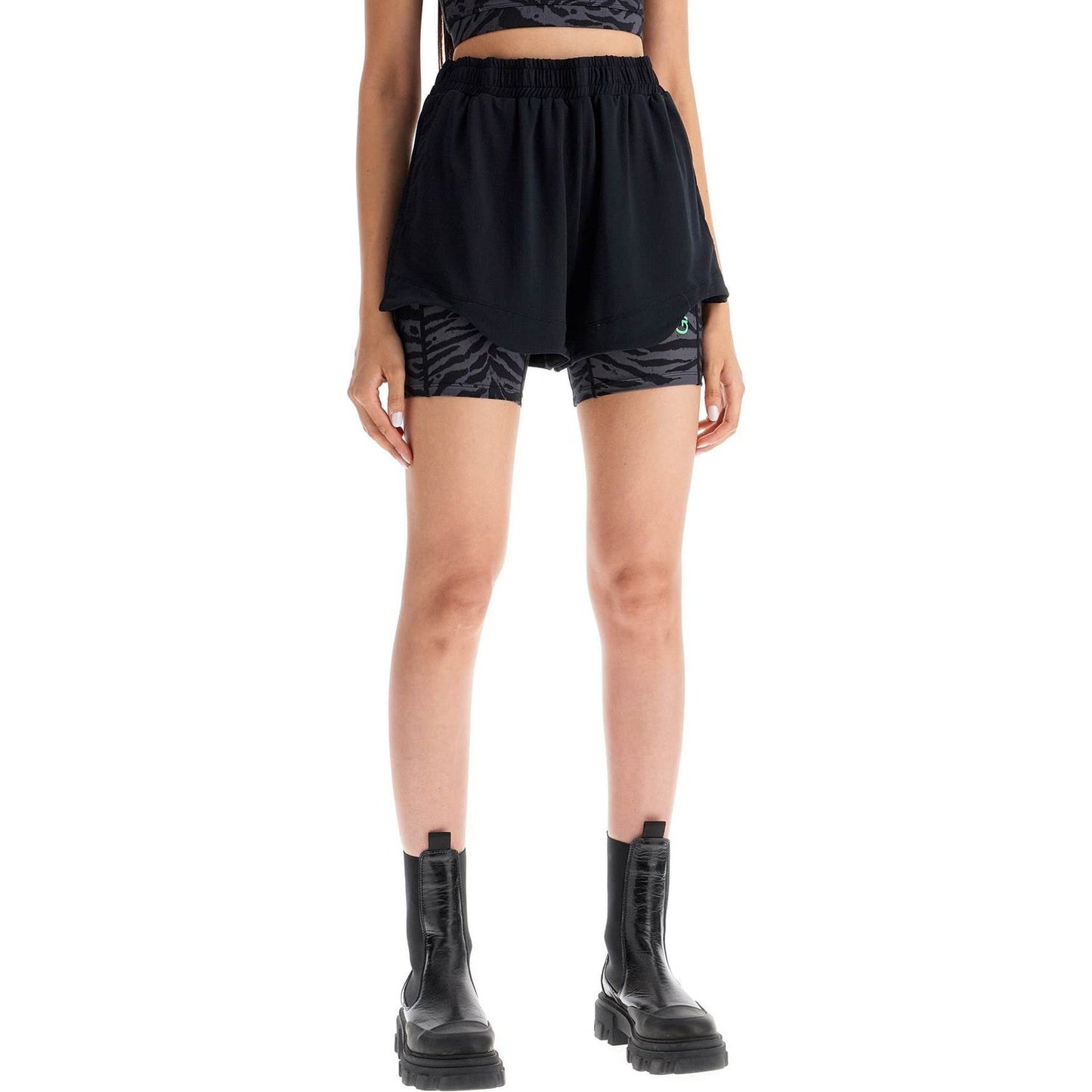 Ganni sporty mesh shorts for active