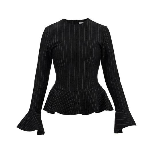 Ganni long-sleeved peplum Topwear Ganni