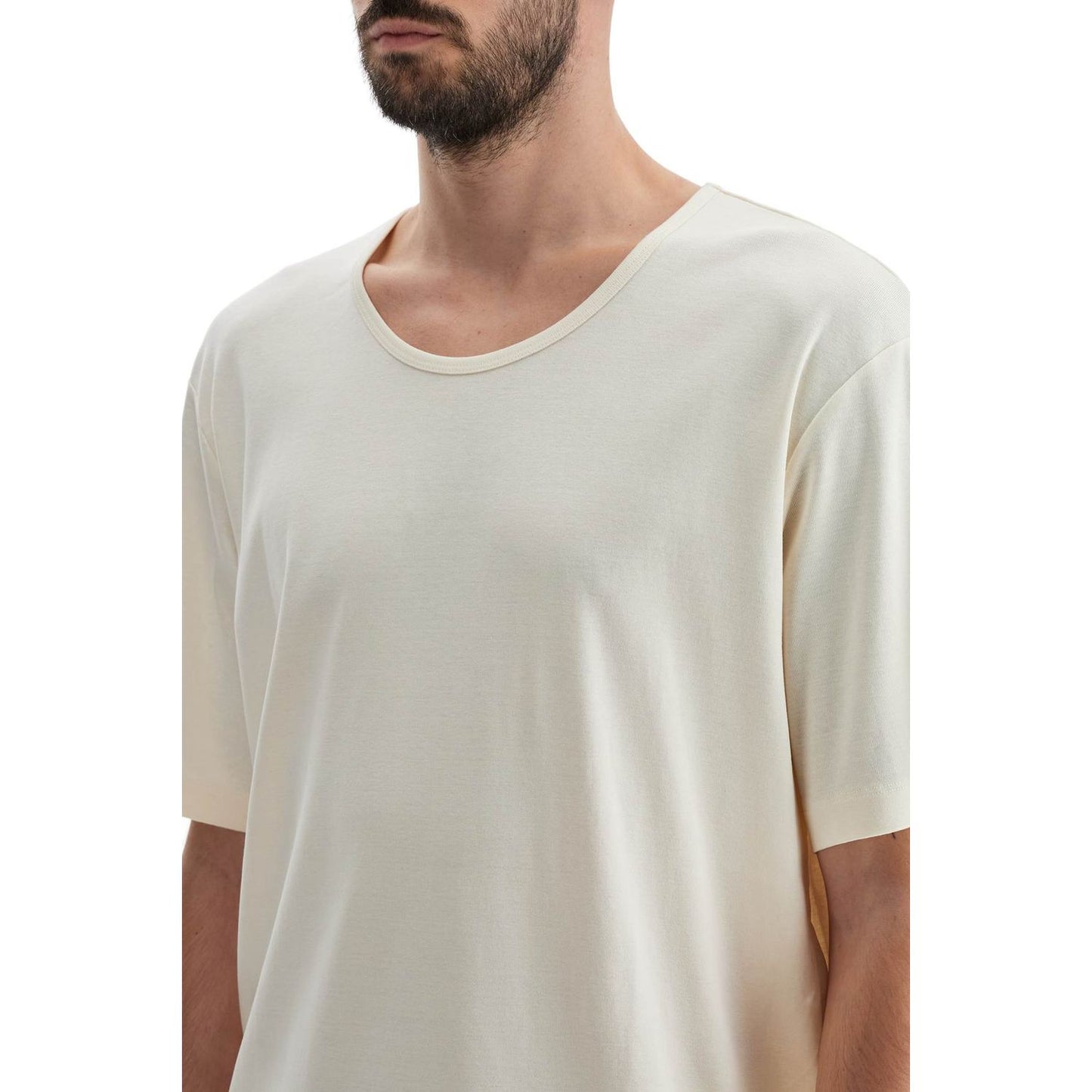 Lemaire t-shirt with wide round neck Topwear Lemaire