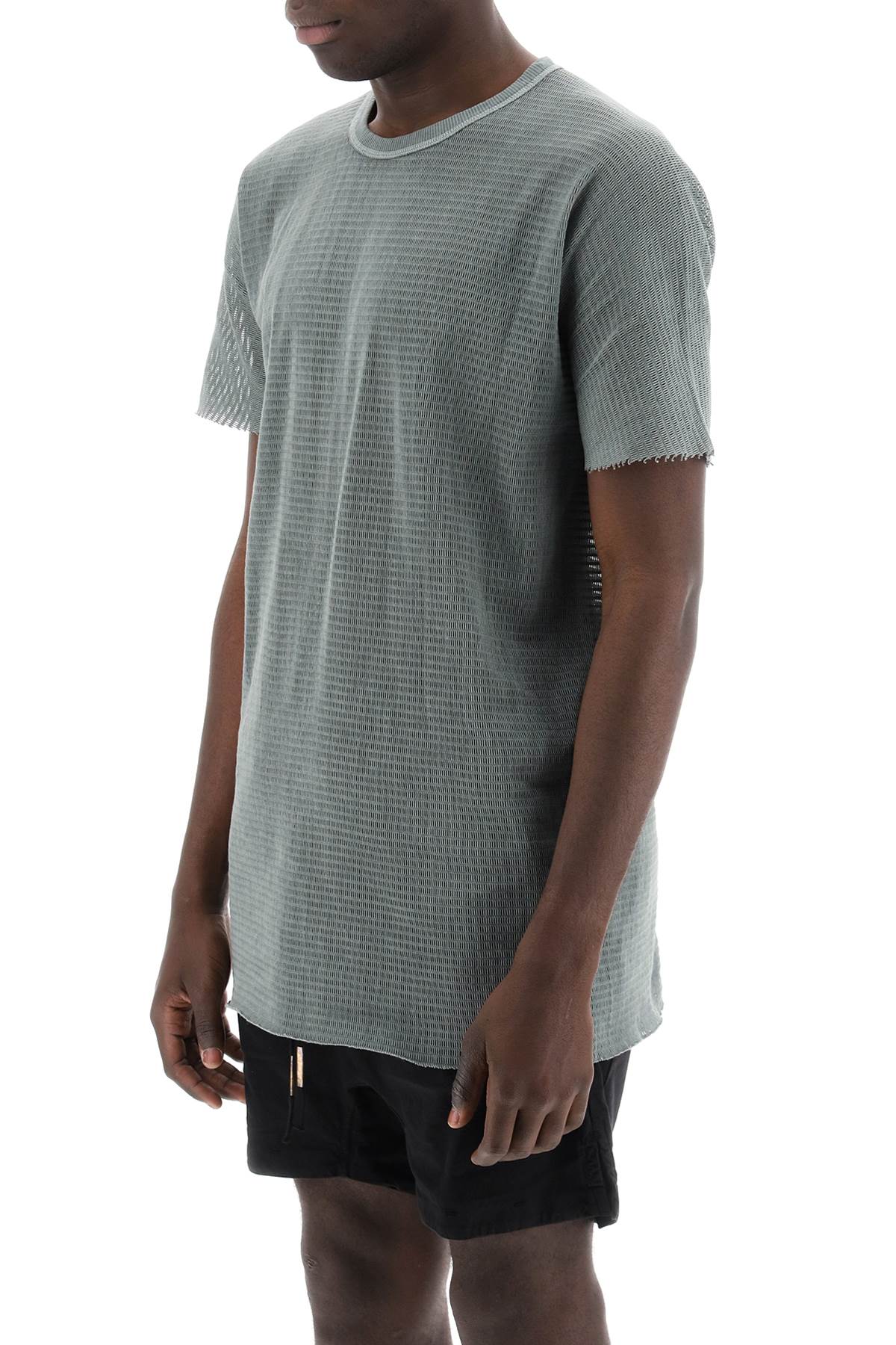 Boris Bidjan Saberi cotton perforated t-shirt Topwear Boris Bidjan Saberi