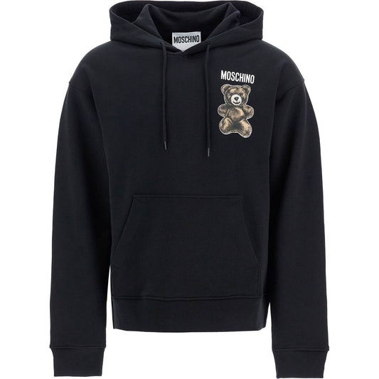 moschino teddy bear hooded sweat